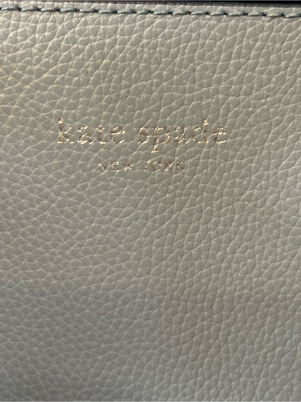Kate Spade Light Blue and Navy Blue Leather Purse/Handbag with Matching Wallet - Picture 6 of 15